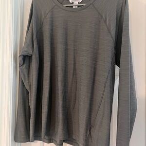 Athleta Gray Long Sleeve Tee *XL*